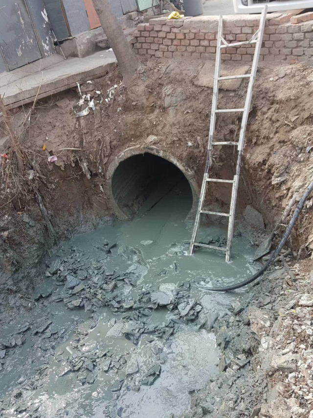 九合垸原种场管道清洗