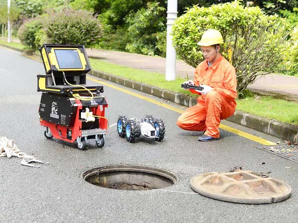 九合垸原种场管道机器人检测