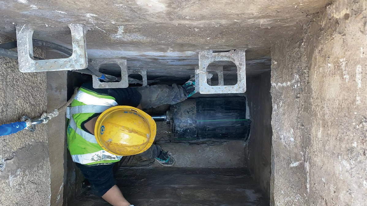 九合垸原种场HDPE短管内衬法